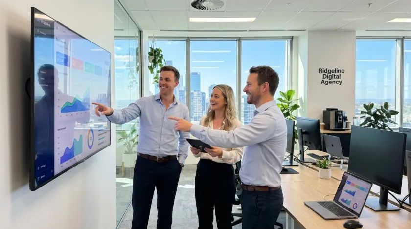 Ridgeline Digital Agency social media post