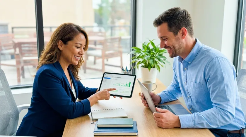 Ledger & Co. Bookkeeping social media post