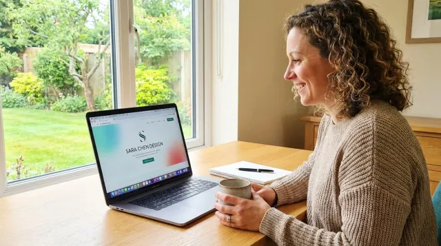 Sara Chen Design social media post