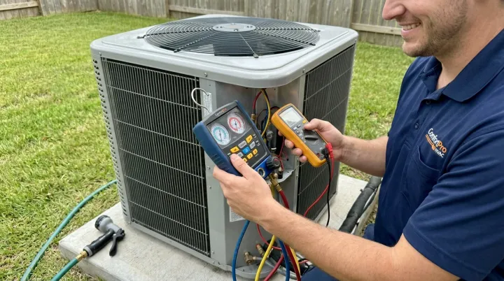 ComfortPro HVAC Google Business Profile post example