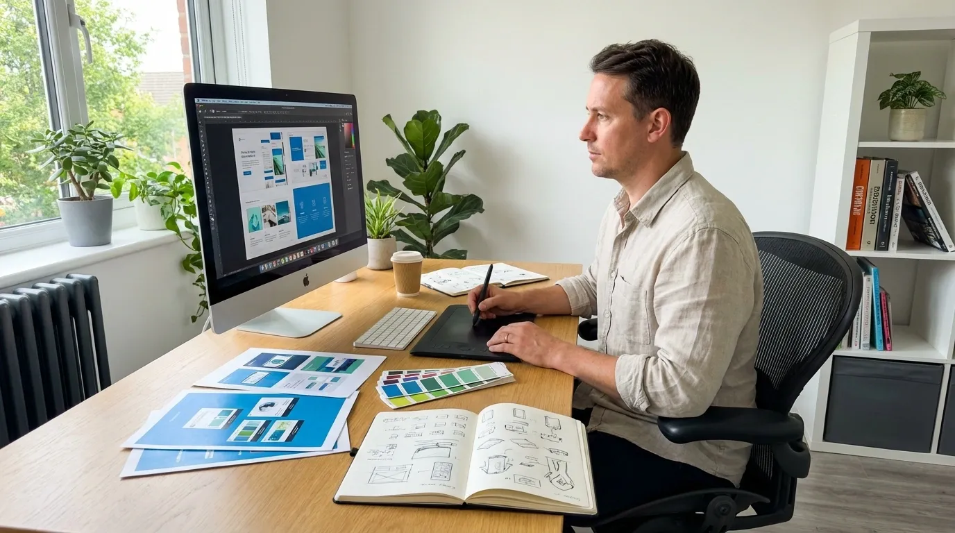 AI Social Media Manager for Graphic Designers