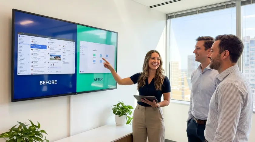 Studio Parallel social media post