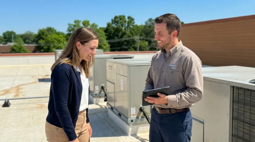 ComfortPro HVAC social media post