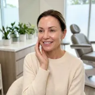 AI-generated social media post for a med spa