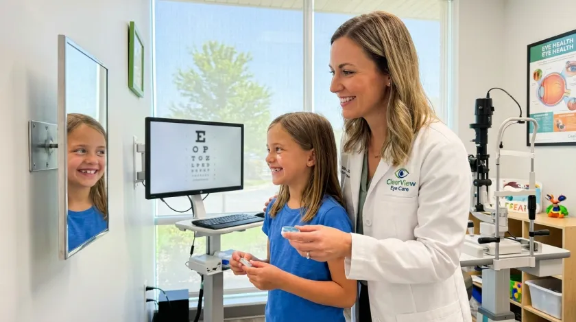 ClearView Eye Care social media post