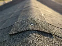 Ridge cap craftsmanship detail