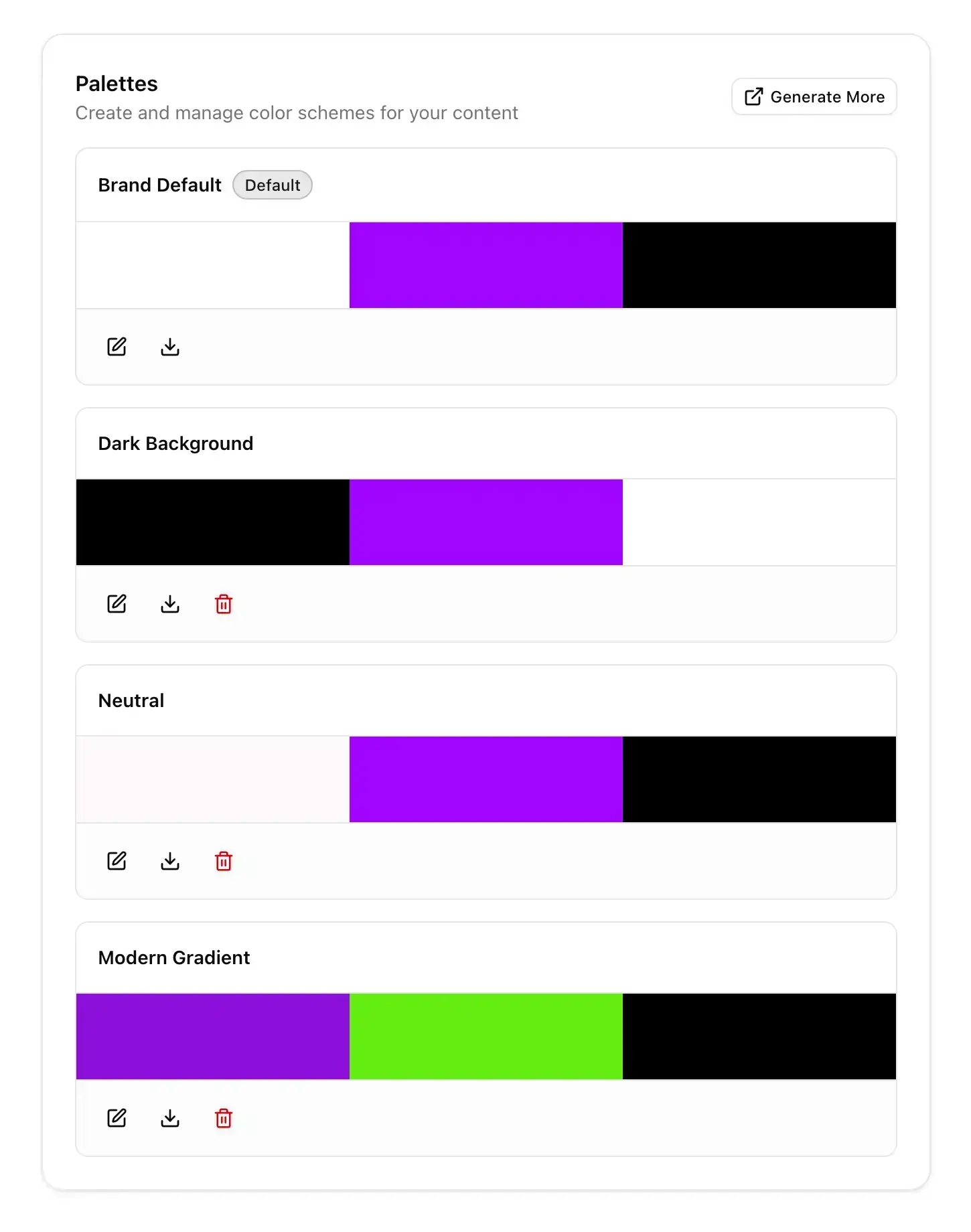 AI Color Palette Generator