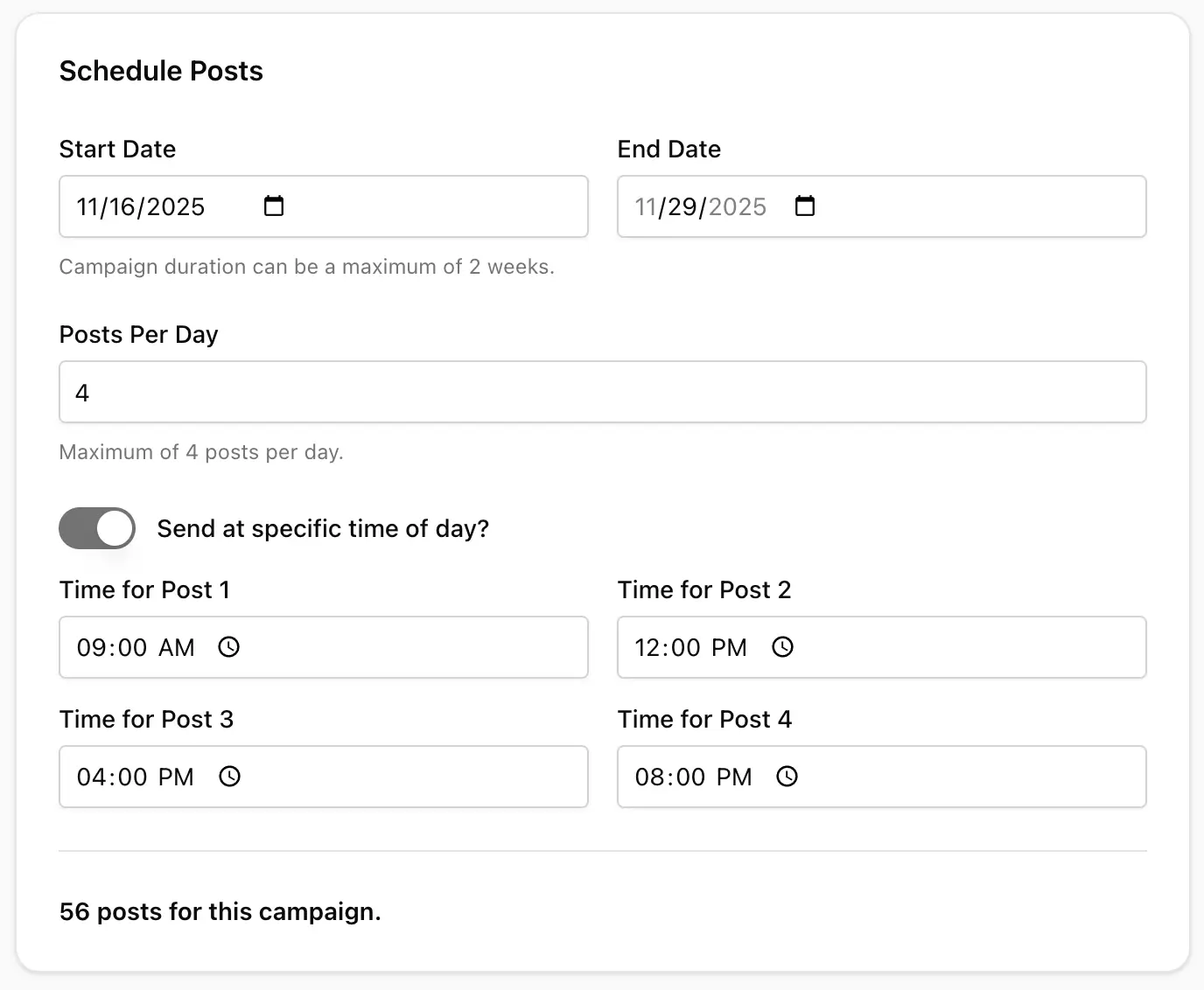 apaya schedule posts