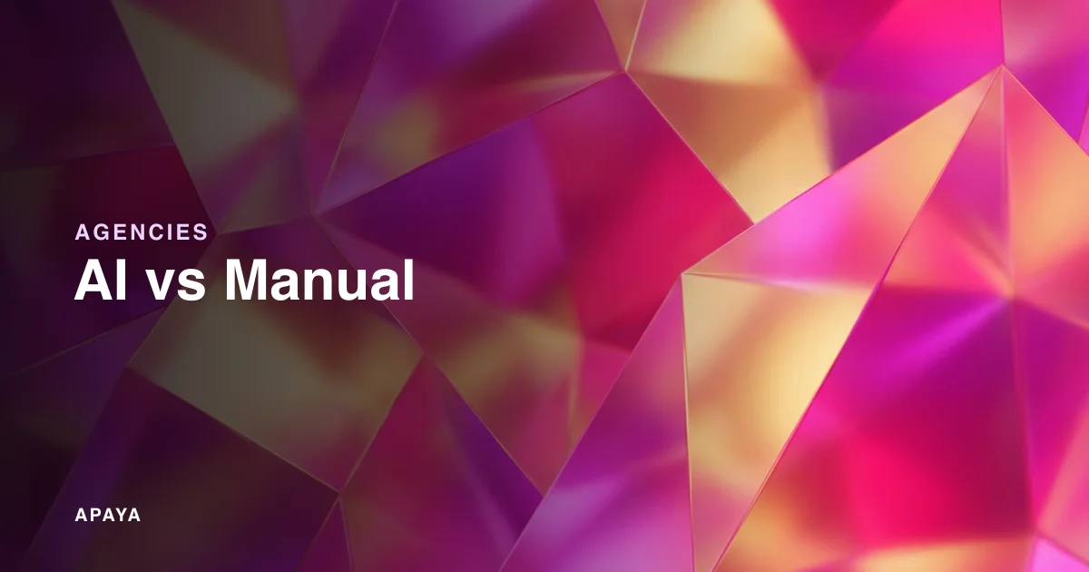 AI Content Creation vs. Manual for Social Media Agencies