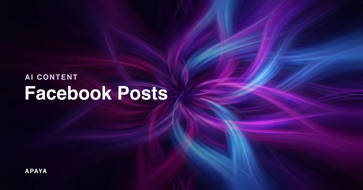 AI Facebook Post Generator: Automate Your Facebook Marketing