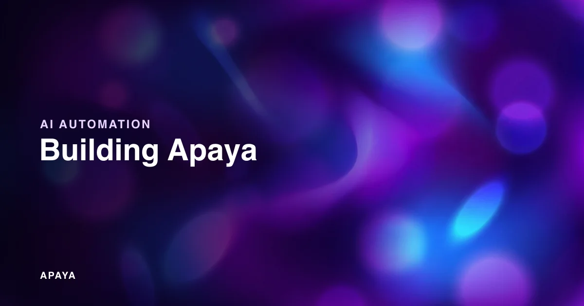 How We Built Apaya: The $15,000 Monthly Mistake That Led to Our Next Company