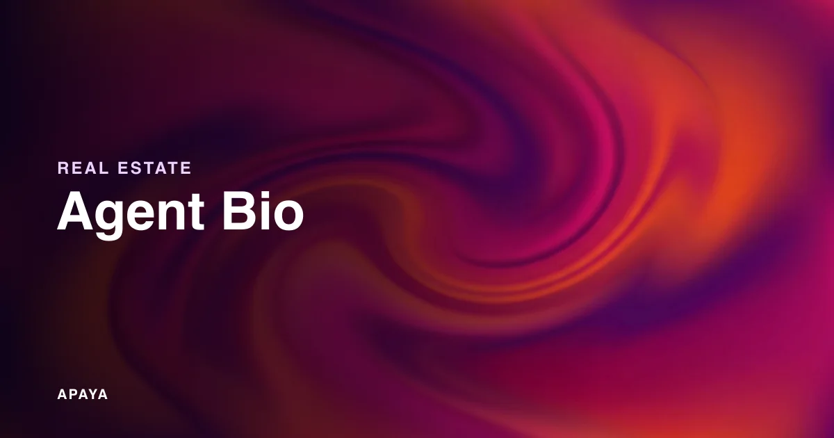 How to Write a Real Estate Bio for a New Agent (With Examples)