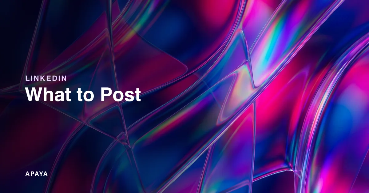 What to Post on LinkedIn: Ideas Ranked by Engagement Data