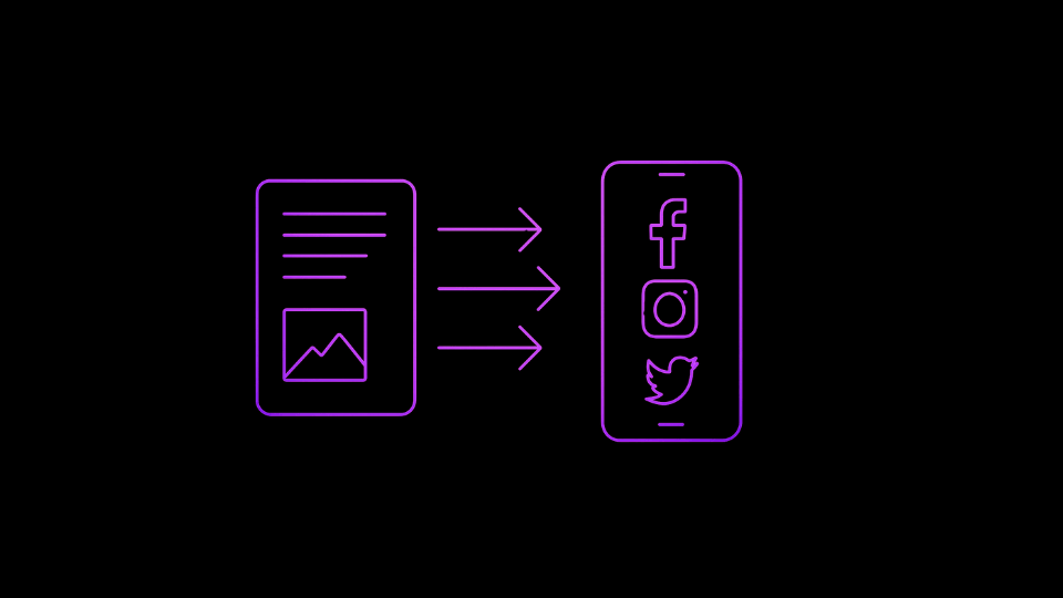 AI-generated Twitter post for agency