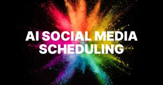 AI social media scheduling