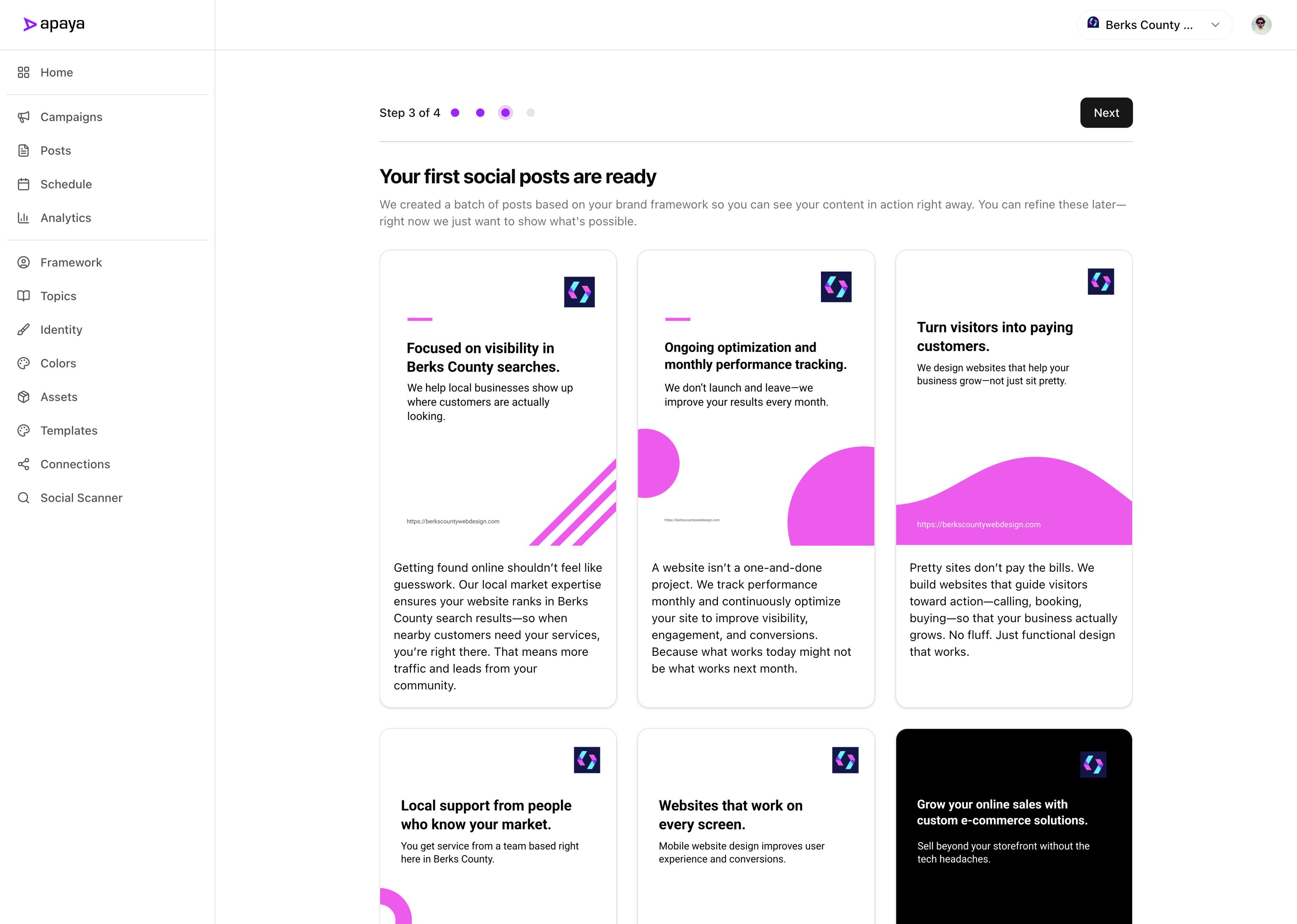 Apaya Review Social Media Posts