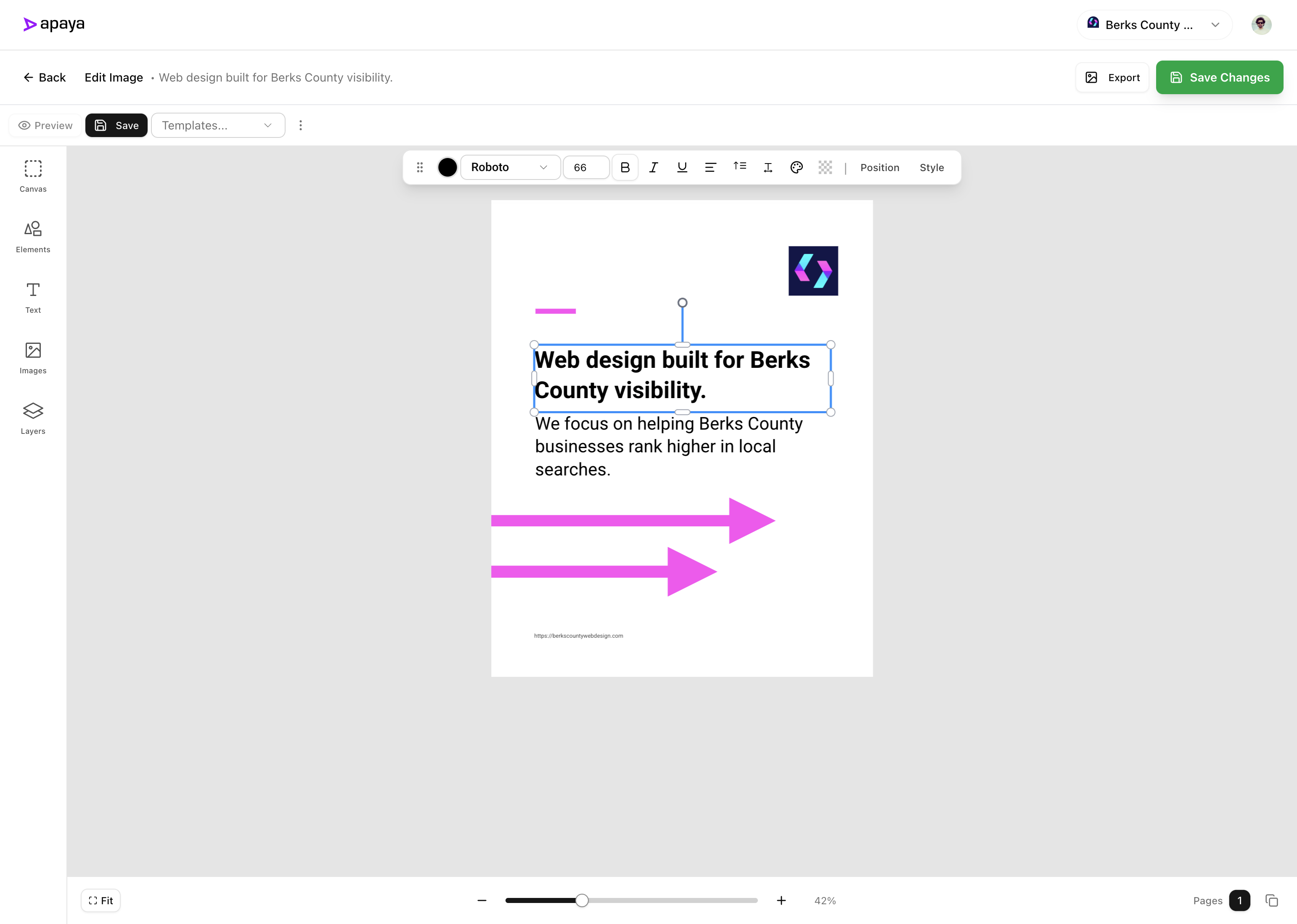Apaya Template Editor