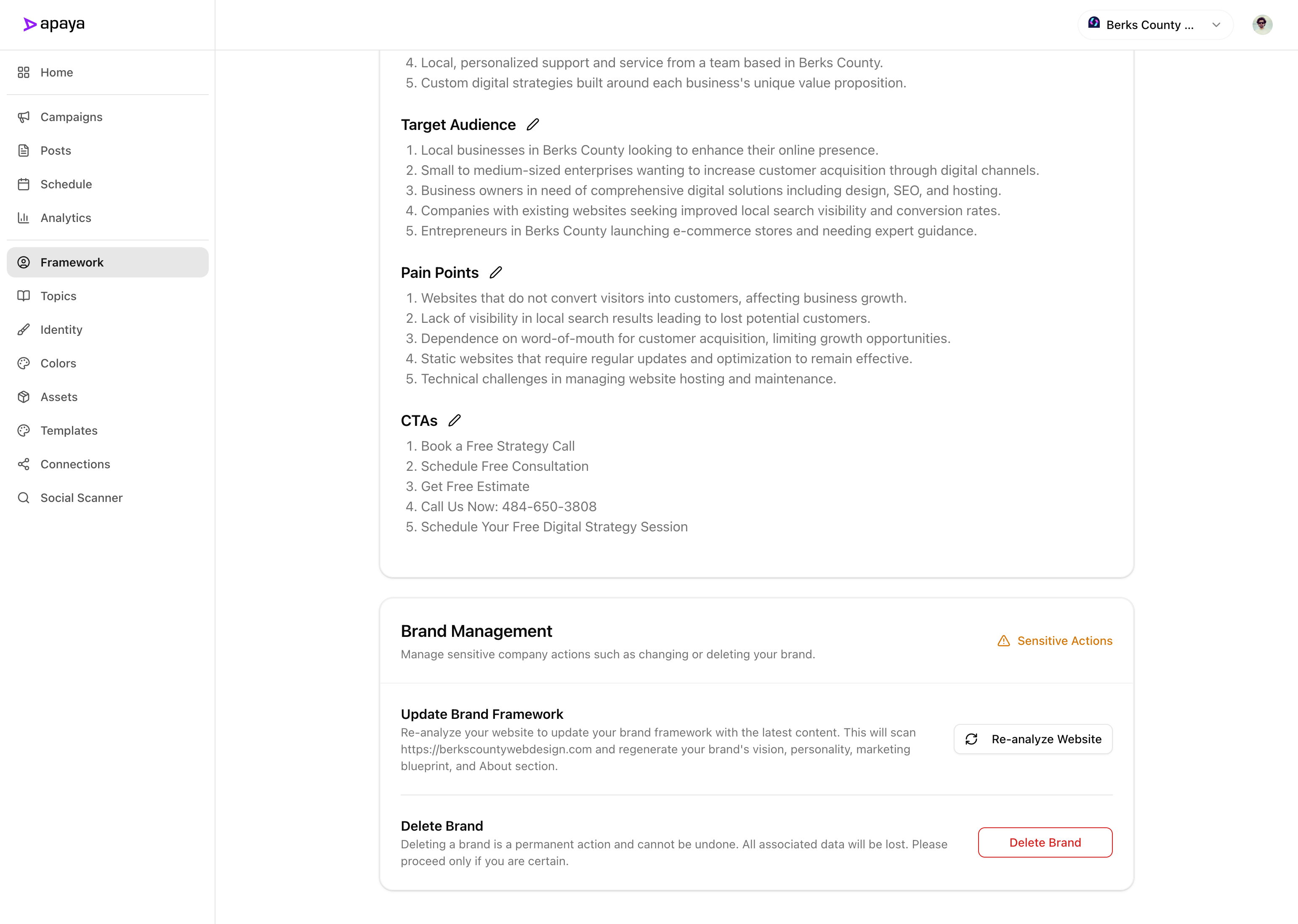 Apaya Brand Management