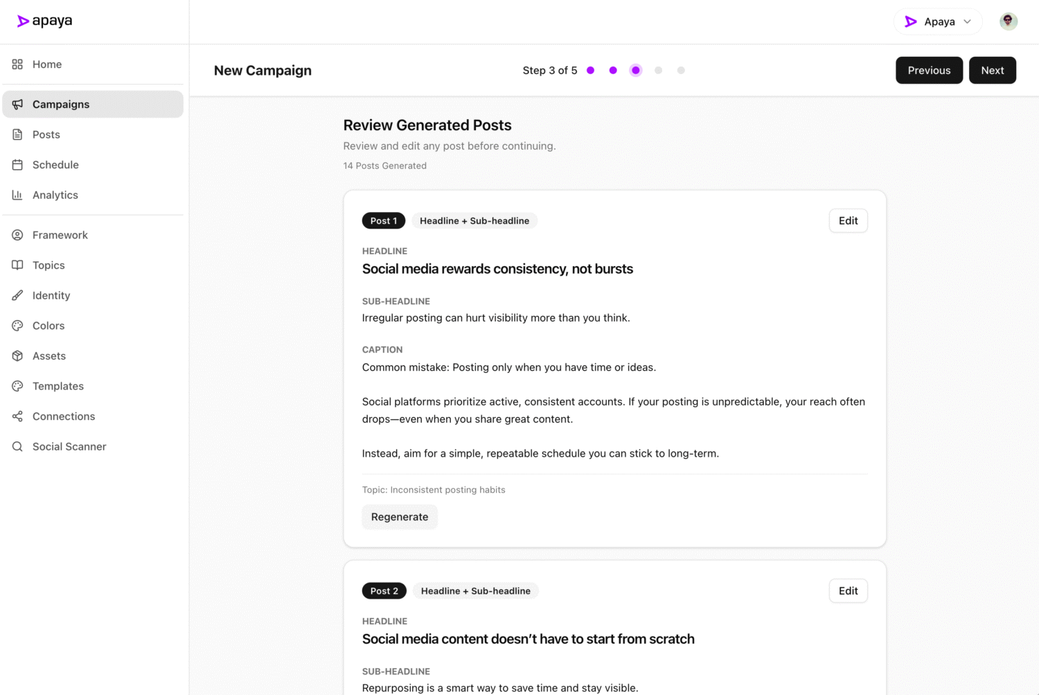 Apaya Review Generated Posts